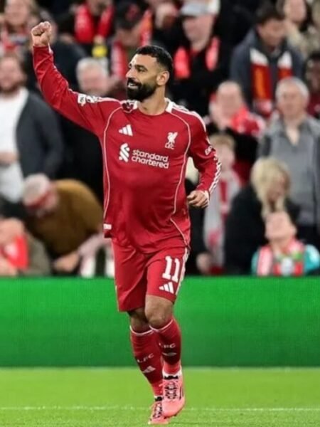 MOHAMED SALAH - LIVERPOOL - OFFICIAL SIGNED JERSEY - PREMIER LEAGUE - SEASON 2025/2026