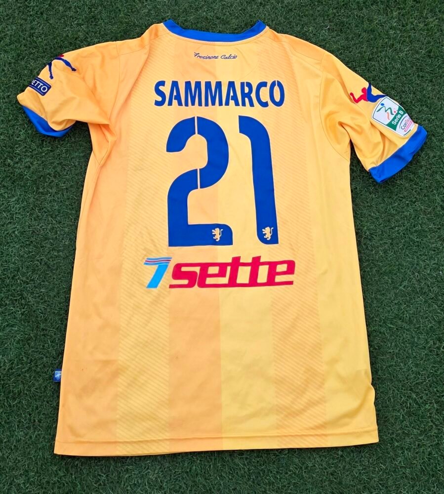 PAOLO SAMMARCO – FROSINONE – MATCH WORN JERSEY – SERIE B – SEASON 2017/2018 - Image 2