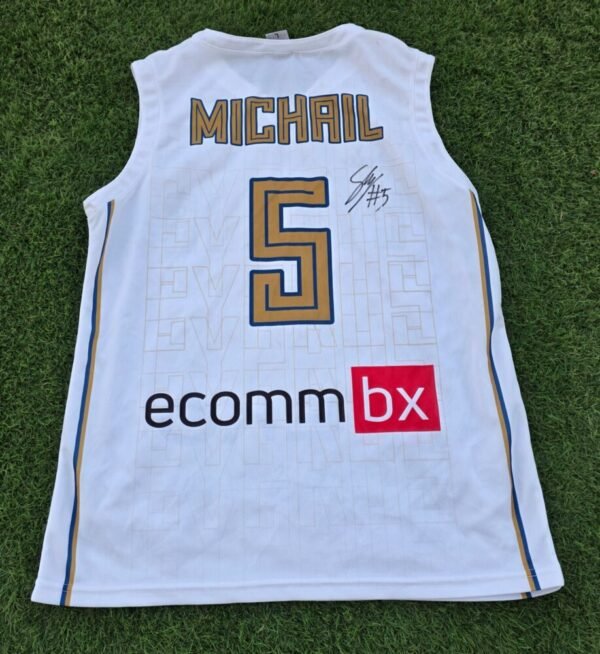 SIMON MICHAIL – CYPRUS NATIONAL TEAM – MATCH WORN AND SIGNED – EUROBASKET 2025 - Image 2