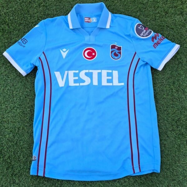 MANOLIS SIOPIS – TRABZONSPOR – MATCH WORN JERSEY – TURKISH SÜPER LIG – SEASON 2022/2023 - Image 3