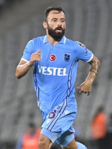 MANOLIS SIOPIS – TRABZONSPOR – MATCH WORN JERSEY – TURKISH SÜPER LIG – SEASON 2022/2023