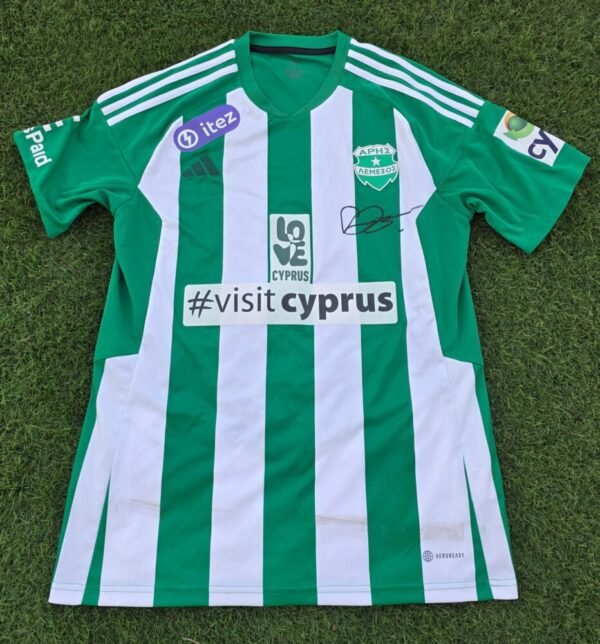 KAROL STRUSKI – ARIS LIMASSOL – MATCH WORN AND SIGNED – CYPRIOT FIRST DIVISION – SEASON 2023/2024 - Image 3