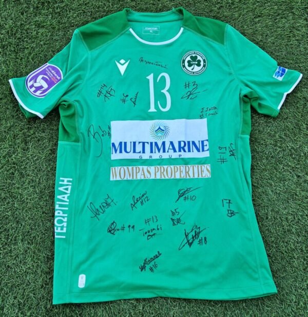 Charalambos Toumbis – Omonia Nicosia – MATCH-WORN AND TEAM-SIGNED VOLLEYBALL SHIRT – CYPRUS FIRST DIVISION CHAMPIONSHIP – SEASON 2023/2024 - Image 4