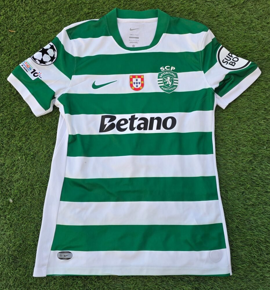 GEORGIOS VAGIANNIDIS – SPORTING LISBON – MATCH-ISSUED AND SIGNED JERSEY – CHAMPIONS LEAGUE – SPORTING LISBON vs KAIRAT ALMATY (4-1, 18/09/2025) - Image 4