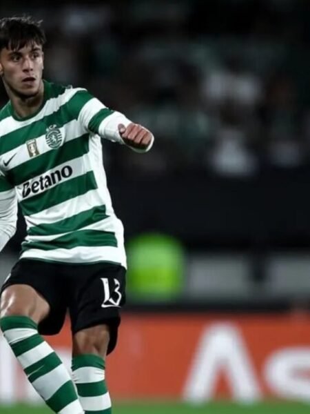 GEORGIOS VAGIANNIDIS - SPORTING LISBON - MATCH-ISSUED AND SIGNED JERSEY - CHAMPIONS LEAGUE - SPORTING LISBON vs KAIRAT ALMATY (4-1, 18/09/2025)