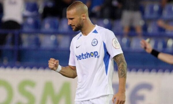 Apostolos Vellios – Atromitos Athens – MATCH ISSUED SIGNED JERSEY – SUPER LEAGUE – SEASON 2018/2019