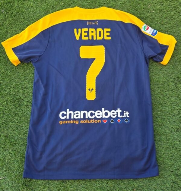 DANIELE VERDE – HELLAS VERONA – MATCH WORN – SERIE A – SEASON 2017/2018 - Image 2