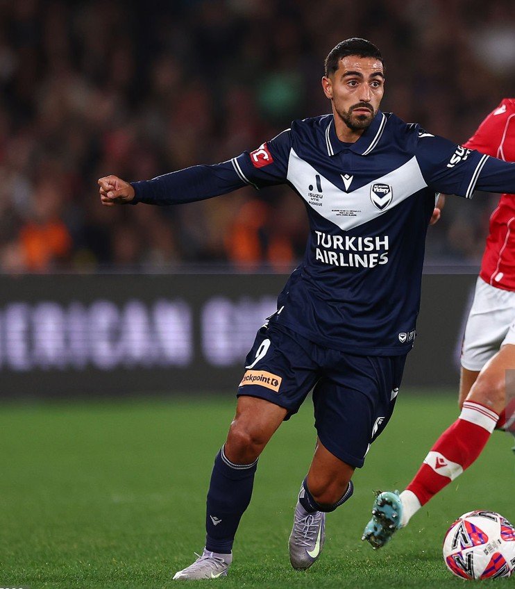 NIKOS VERGOS – MELBOURNE VICTORY – MATCH-WORN AND SIGNED JERSEY – MELBOURNE VICTORY vs WREXHAM (11/07/2025, 0-3) – FRIENDLY MATCH