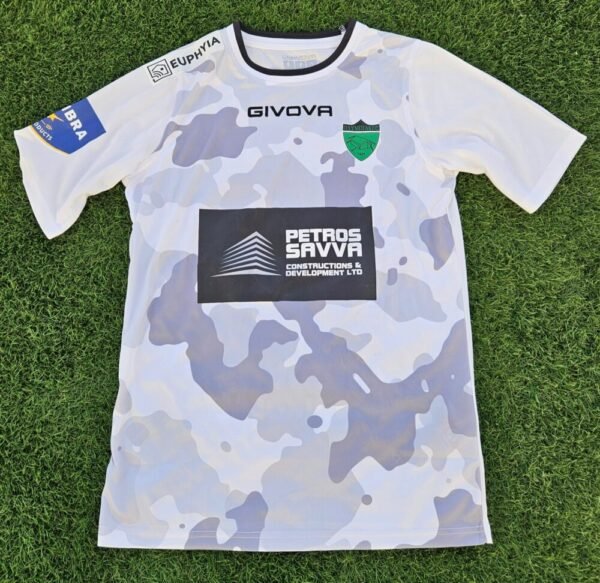 Anninos Violaris – Olympiakos Nicosia – MATCH-ISSUED JERSEY (WHITE) – CYPRUS SECOND DIVISION – SEASON 2024/2025 - Image 3