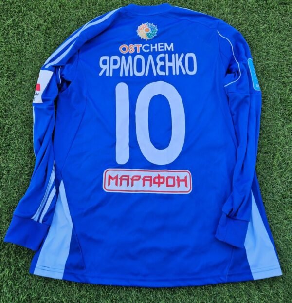 ANDRIY YARMOLENKO – DYNAMO KYIV – MATCH WORN JERSEY – UKRAINIAN CHAMPIONSHIP – SEASON 2014/2015 - Image 2