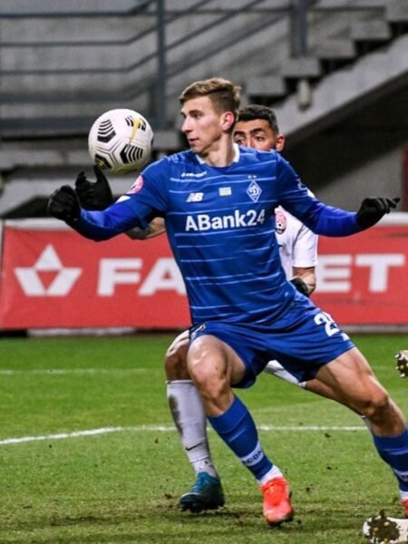 ILYA ZABARNYI - DYNAMO KYIV - MATCH-WORN JERSEY - UKRAINIAN PREMIER LEAGUE - SEASON 2020/2021